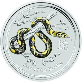 2013 $30 AUSTRALIA SNAKE 1 KILO SILVER BLACK DIAMOND GEMSTONE EYE Mintage: 1,063