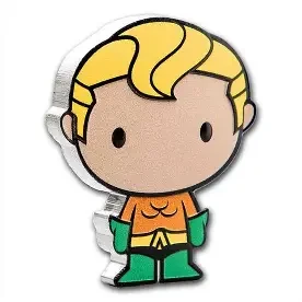 2021 Niue DC Aquaman 1 oz Silver Chibi Coin