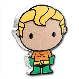 2021 Niue DC Aquaman 1 oz Silver Chibi Coin