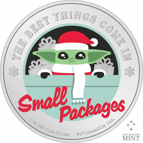 2023 Niue Star Wars Season's Greetings Small Packages 1oz Silver Proof Coin
