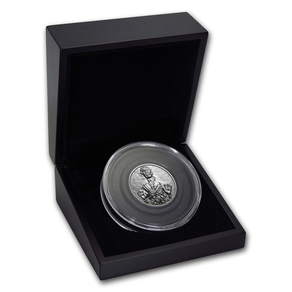 2017 Niue 2 oz Silver $5 Star Wars Han Solo Ultra High Relief