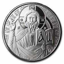 2023 - The Teacher Jesus 1 Oz Silver 999 Samoa 2 Tala ST/BU