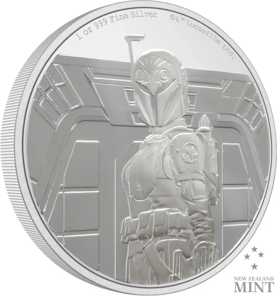 2022 - 1 OZ Silver Proof Coin - Star Wars Mandalorian Bo-Katan Kryze