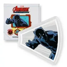 2023 Niue Marvel Avengers 60th Ann. Black Panther 1oz Silver Colorized Proof Coin