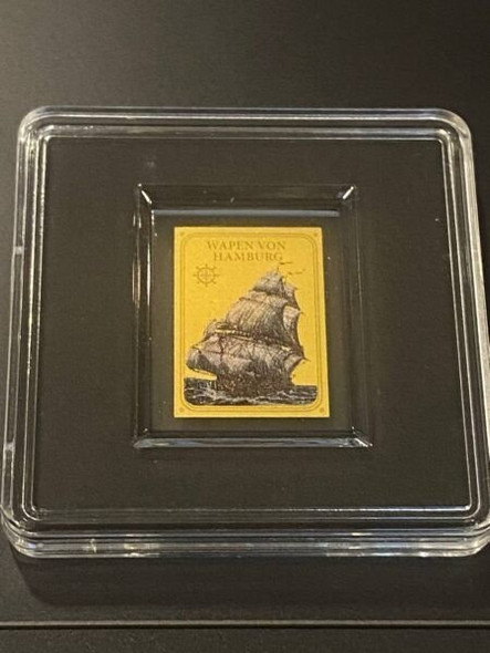 2015 - Coin | Coin Coat of Arms by Hamburg Fine Gold 999/1000 | Fine Gold 999/1000