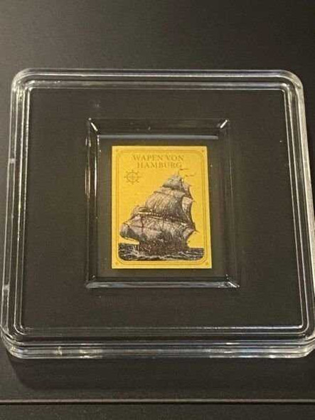 2015 - Coin | Coin Coat of Arms by Hamburg Fine Gold 999/1000 | Fine Gold 999/1000