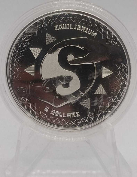 2020 - 5Dollars Tokelau EQUILIBRIUM 1oz Silver 999