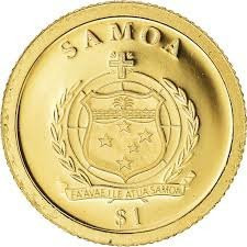 2011 SAMOA - $1 in 9999 Gold (0.5g), PP - BEATIFICATION OF JOHN PAUL II