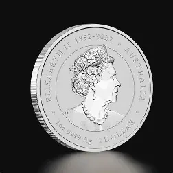 2024 - Lunar Year of the Dragon 1oz Silver 9999 Australia $1 ST/BU
