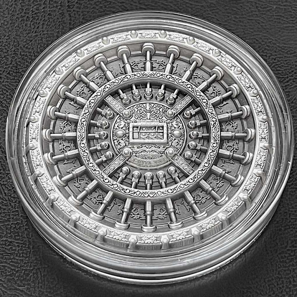2023 - 2 OZ Silver Shield Stacker The Vault w/ Capsule .999+ Fine South Korea Mint physical Themed Coins Korean Mint (KOMSCO)
