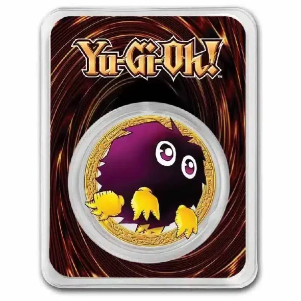 2023 - Yu-Gi-Oh! Kuriboh 1oz 999 Silver Colored Niue ST / BU in TEP physical Licensed & Pop Culture APMEX