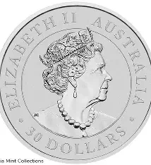 2022 - 1 Kilo Silver 9999 Purity Perth Mint Australian Kookaburra Bullion Coin