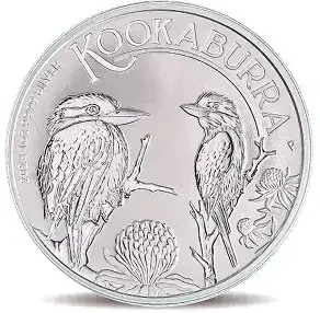 2022 - 1 Kilo Silver 9999 Purity Perth Mint Australian Kookaburra Bullion Coin