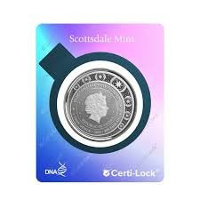 2023 - Ghana Unicorn ""Blossom"" 1oz Silver 999 Color with Certi Log Coincard
