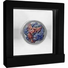 2021 - Phoenix and Dragon Oriental Culture Collection 50 g Silver Coin Ghana