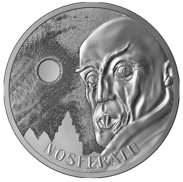 2022 Nosferatu 100th Anniversary Proof 1 oz Silver Round - 1,922 Mintage