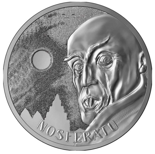 2022 Nosferatu 100th Anniversary Proof 1 oz Silver Round - 1,922 Mintage physical Poland No Show Mint