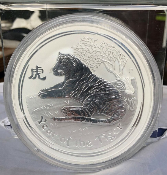 2010 - Australia 30 Dollar 1 Kg .999 Silver - Year of the Tiger