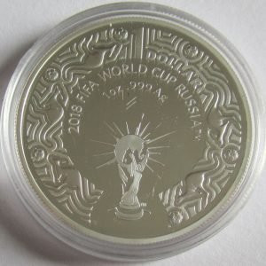 2018 Australia Fifa World Cup Russia Silver Proof Coin