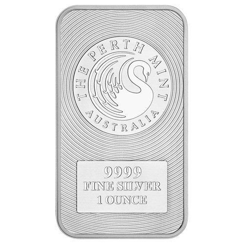 Australia Perth Mint Kangaroo Silver Bar - 1 oz