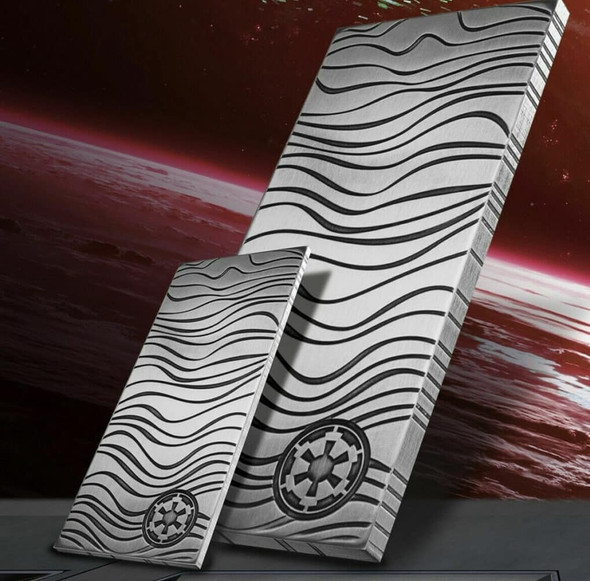 2023 -10 oz Beskar Silver Bar Coin Star Wars Mandalorian Disney .999 BACKORDER