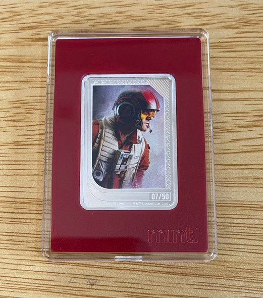 2023 Niue Star Wars Mint Trading Coins Poe Dameron 07/50