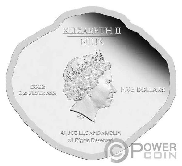 2022 Niue E.T. 40th Anniversary The Extra Terrestrial 2oz Silver Shaped Coin