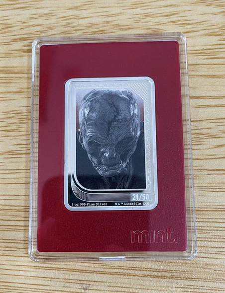 2023 - Snoke # 24 - Star Wars Mint Trading Coin - SCARCE Mintage - 24/50