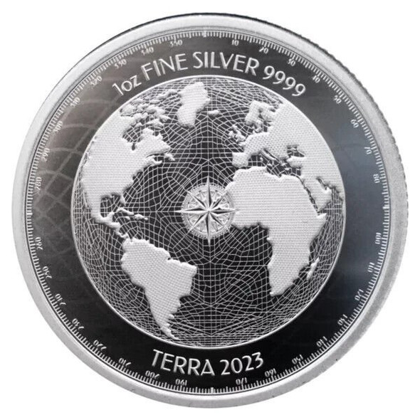 2023 - Terra 1oz Silver Coin 9999 Niue $2 *ST/BU*