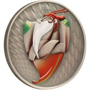 2023 - Jinn World of Cryptids 1 oz Antique Finish Silver Coin 2$ Niue
