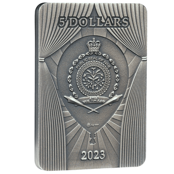 2023 - FLYING Circus Pastel 2 Oz Silver Coin $5 Niue