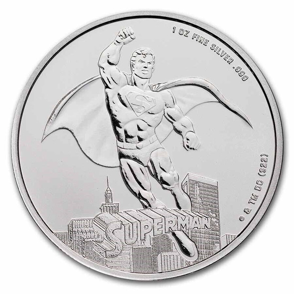 2023 - Silver Coin 1oz Silver 999 Samoa DC Comics™ Superman™ ST/BU