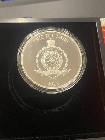 2023 - 1 oz Silver Niue Proof - The FLASH FLASH FLASH - DC Comics - 2 NZD