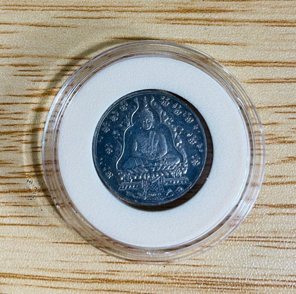1932 - The Emerald Buddha Medal - 150th Anniversary , The King's Rama 7 , (ALPACCA / Mold)