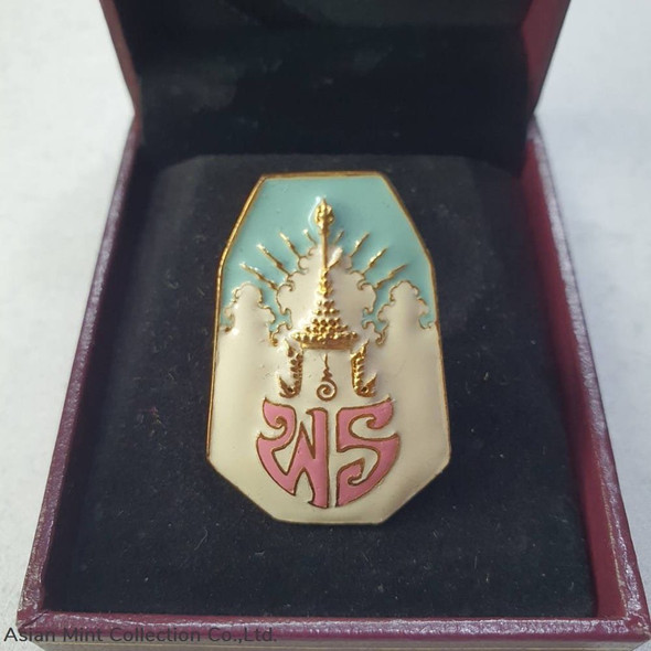 2011 - Brooch, commemorative pin, offering to the royal cremation of Prince Petcharat