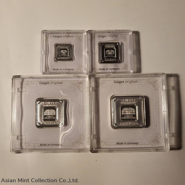 5g, 10g, 20g, 1oz Geiger Silver