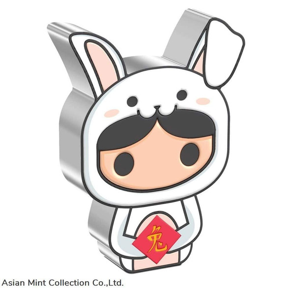 2023 - Lunar - Year of the Rabbit 1oz Silver Chibi Coin