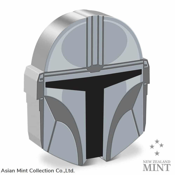 2023 Niue Star Wars Mandalorian Helmets Din Djarin 1oz Silver Proof Coin