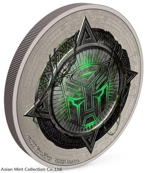 2023 $2 Niue Hasbro TRANSFORMERS 7 RISE OF THE BEASTS 1 Oz Silver Coin.
