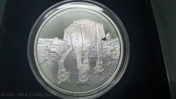 2022 New Zealand Star WarsT - AT-AT WALKERT 1oz Silver Coin