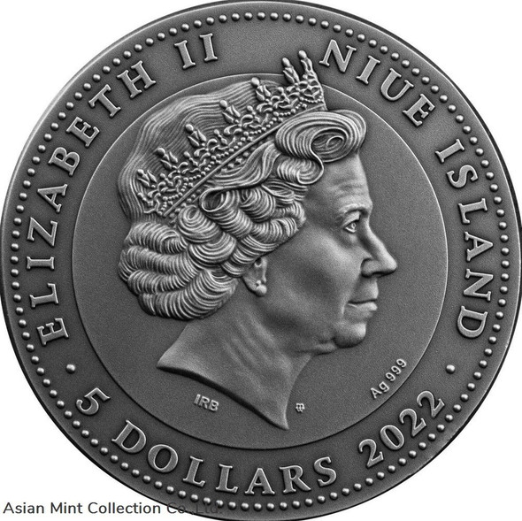 2022 - WAR ELEPHANT 2 Oz Silver Coin 5$ Niue