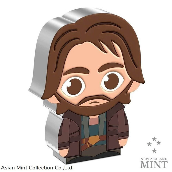 2022 - Niue Star Wars Rebel Alliance Cassian Andor 1oz Silver Chibi Coin