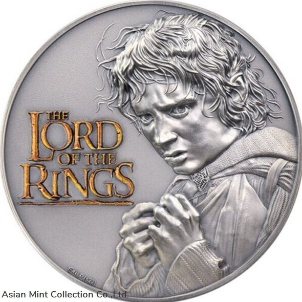 2022 - Lord of the Rings 2 oz Antique finish Silver Coin 10$
