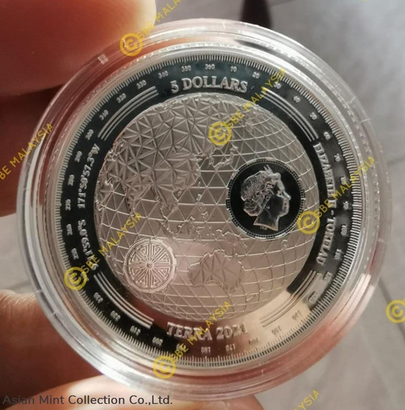 2021 Tokelau Terra Proof Silver Coin : Silver (AG)(1 Troy Oz) Metal Purity: 99.9