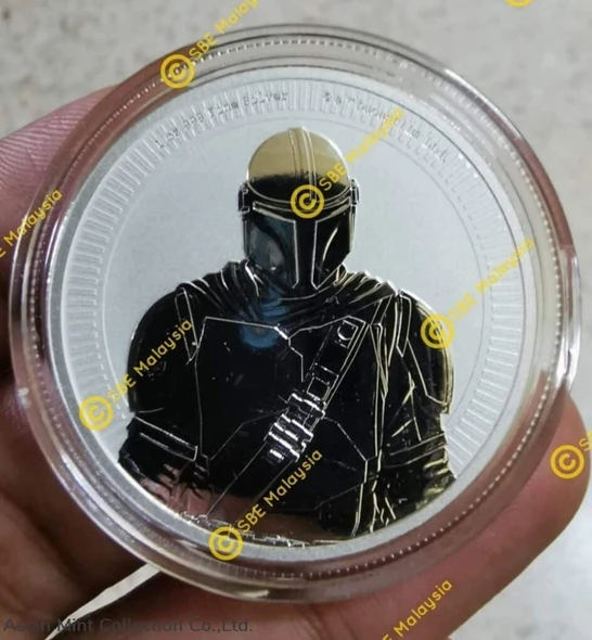 2021 Star Wars Mandalorian Silver Coin 1oz