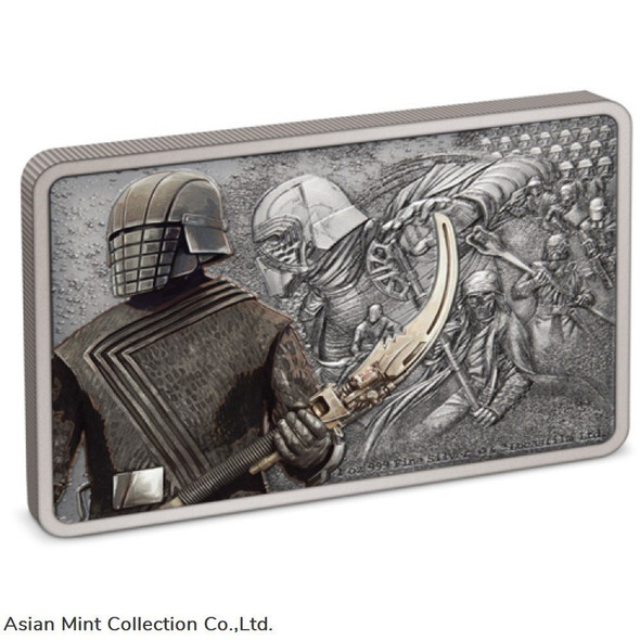 2021 Star Wars Guard of The Empire Knights Of Ren Silver Coin 1oz 999