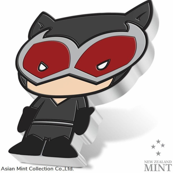 2021 Niue DC Catwoman 1 oz Silver Chibi Coin