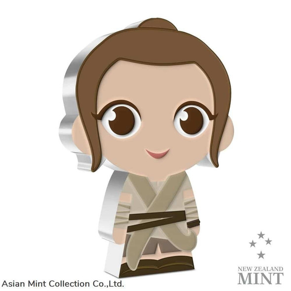 2021 - Niue Star Wars Rey 1 oz. Silver Chibi Coin