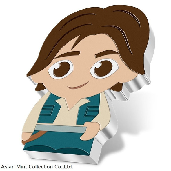 2021 - Han Solo, STAR WARS Chibi 1 oz Silver Coin