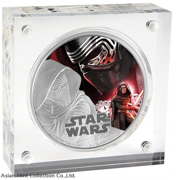 2016 STAR WARS KYLO REN 1oz Silver Proof Disney Coin